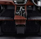 7D Premium Leatherette Car Foot Mat for Lexus ES- 300H Model (29-09-2018-2024)| Imparts Luxurious & Elegant Look | 100% Waterproof and Dust Proof | Custom Fitted Car Floor Tray Mat - Full Black