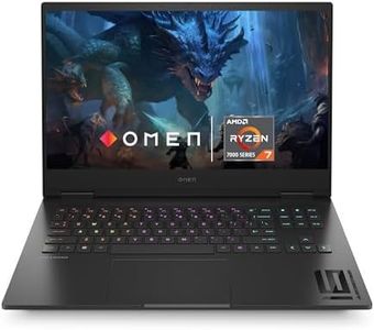 HP [Smartchoice OMEN Gaming Laptop, AMD Ryzen 7 7840HS, 8GB RTX 4060 GPU, 16.1" (40.9cm), FHD, IPS, 165 Hz, 300 nits, 16GB DDR5, 1TB SSD, RGB KB, 7 ms Response time (Win 11, Black, 2.32 kg), xf0060ax