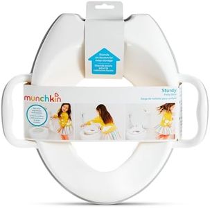 Munchkin Sturdy Potty Seat | Potty Training Toilet Seat with Handles and Legs | Portable Toddler Toilet Seat | Kids Toilet Seat with Feet