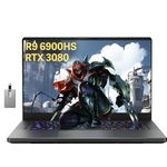 ASUS Zephyrus G15 15.6" 240Hz QHD Gaming Laptop, AMD Ryzen 9 6900HS, GeForce RTX 3080 8GB GDDR6, 40GB DDR5 RAM, 2TB PCIe SSD, Backlit Keyboard, HD Webcam, Win 11 Pro, Gray, 32GB USB Card