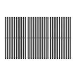 Porcelain U Type Grill Grates/Cooking Grid Replacement Parts for Brinkmann 810-2410-S, 810-2511-S, 810-8410-S, 810-8411-5, 810-9415-W, Charmglow, Browning, Grillada Gas Grills,17 3/4" x 8 15/16"