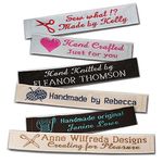 Classic Woven Sewing Labels for Sewing, Knitting, Crochet and Crafts - 12mm (36 Labels)