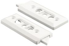 Prime-Line Products F 2728 Vinyl Window Tilt Latch with 2-1/8-Inch Hole Centers, White, 1-Pair