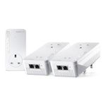 devolo Magic 2–2400 Wi-Fi 6: Whole Home Kit | 4k/ 8k UHD Streaming | Stable Home Working (Up to 2400 Mbps powerline & 1800 Mbps Mesh WiFi 6, G.hn, 5x Gb LAN ports)