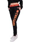 Ultra Game Women's Basic Jogger CVC Fleece Pants, Black, Medium