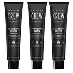 American Crew Precision Blend Lote Cream Number 7/8 Gel Set, Light - Pack of 3