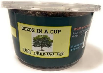 Seeds In A Cup- Tree Growing Kit (Ginko Biloba)- Plastic Planter