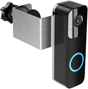 Blink Doorbell Mount No Drill, Stouchi Anti Theft Blink Video Doorbell Camera Mount for Apartments, Doorbell Security System Accessories, Not Block Doorbell Sensor