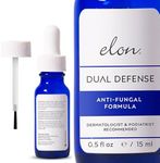 Elon Dual Defense Anti-Fungal Formula | 25% Undecylenic Acid | Treat & Eliminate Nail Fungus | Dermatologist & Podiatrist Recommended