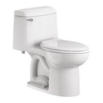 American Standard 2004314.020 Champion 4 Elongated One-Piece 1.6 GPF with Toilet Seat, Normal Height White