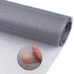 Filter Screen Sheets Stainless Steel Air Vent Mesh Cover Wire Mesh Roll 30x120cm Woven Wire 30 Mesh Fine Wire Mesh Sheet for Vents Cover Air Brick Home Kitchen Garden