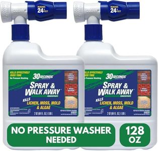 30 SECONDS Spray & Walk Away Hose End, Moss & Lichen, 64 oz 2 Pack