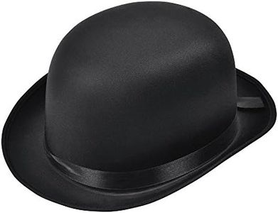 Bristol Novelty BH493 Black Bowler Hat - One Size