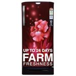 Godrej 180 L 4 Star Turbo Cooling Technology, 24 Days Farm Freshness Direct Cool Single Door Refrigerator With Base Drawer(2023 Model, RD EDGENEO 207D TDF AQ WN, Aqua Wine)