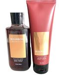 Bath and Body Works Men's Collection Ultra Shea Body Cream & 2-in-1 Hair and Body Wash Bourbon.