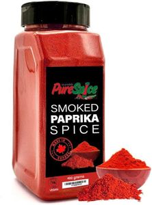 PureSpice Smoked Paprika Spice 400 Grams | Restaurant Grade, Vegan, Kosher Powder Seasoning | Premium Flavor for Cooking, Meat, Steak Rub and Sauce (Smoked Paprika)