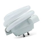 Technical Precision 120V 13W Equivalent to 60W - Squat Spiral CFL Light Bulbs - Replacement for Maxlite MLS13GUSWW6 Light Bulb GU24 Bi Pin Base - 2700K Warm White - Low Profile Bulb - 1 Pack