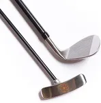 Orange Whip Golf Short Game Package, Includes Wedge and Putter - Made in USA - Left Handed