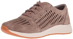 Dansko Women's Charlie Fashion Sneaker, Walnut Suede, 5.5/6