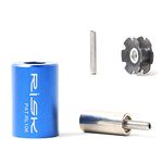 CYCEARTH Bike Star Nut Setting Tool, Bicycle Fork Installer with Free 1 Star Nut and 1 Spare Screw for 1 1/8 inch Tube