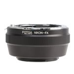 FOTGA AI-FX Lens Adapter for Nikon AI F Lens Compatible with Fujifilm Fuji X-Mount Camera Converter to X-H2,X-H2S,X-T5,X-T4,X-E4,X-T200,X-T100,X-A20,X-T30 II,X-T20,X-Pro3,X-Pro2,X-S10,X-E2S