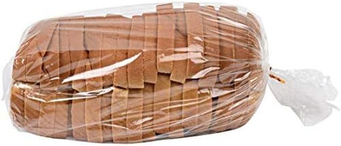 AIRSUNNY Bread Bags with Ties, Reusable, 100 Clear Bags and 100 Ties