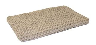 Plush Dog Bed | Ombré Swirl Dog Bed & Cat Bed | Mocha 46L x 29W x 3H - Inches for XL Dog Breeds