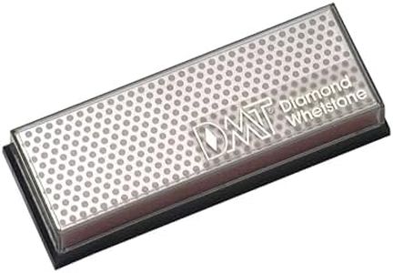 DMT W6FP Diamond Whetstone Sharpener - Fine With Plastic Box, Grey, 6-Inch