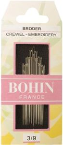 Bohin Crewel Embroidery Needle Assorted 3/9