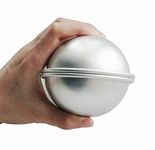 Bath Bomb Mold - Extra Large Size - 2 Set 4 Pieces - Make 8 cm/3.15 inch Diameter Incredible Ball by ROUNDSQUARE