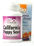 BIO NUTRITION INC, Bio Nutrition California Poppy Seed - 500 Mg - 60 Vegetarian Capsules