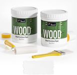 DWIL Matte Finish Furniture Paint - 64 Oz Wood Paint for Cabinets, Doors, Tables, and Dressers Refinishing - Water-Based, Non-Toxic & Odorless, Easy to Apply(White)-With Tools