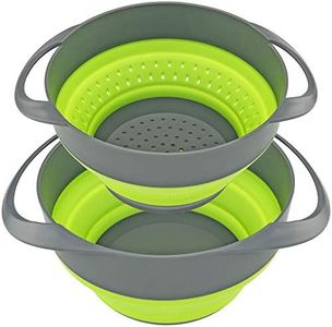 Collapsible Drainer & Bowl Set - Southern Homewares - Strainer Kitchen Pack for Preparing and Cooking