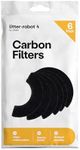 Litter-Robot 4 Carbon Filters by Whisker, 6 Pack, Custom Fit Carbon Filter Pads for Litter-Robot 4, Absorbs and Reduces Litter Box Odors for Cleaner Smelling Home