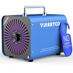 VIARRTCO 30000mg/h Ozone Machine Generator Air Odor Removal Ionizer Up to 6000+ Square Feet for Home, Car, Basement, Garage, Smoke, Pet Room - Blue