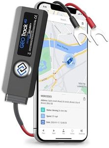 REWIRE SECURITY Geo Track 4G GPS Tracker – Real-Time Vehicle Tracking Device for Car, Van, Motorhome | Easy Battery Install | Live App Tracking | 4G GPS Transmitter | 4G Fleet Tracking
