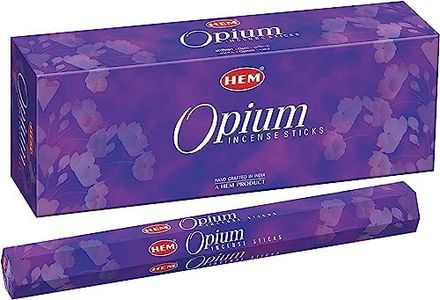 HEM Lot de 6 paquets de 120 bâtonnets d'opium de 20 g chacun