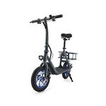 Jetson Ryder Electric Scooter| 15.5 Miles per Hour | 12 Miles Max Range | Twist Throttle | 250-Watt Motor | Adjustable Seat | Foldable Handlebar | Rear Basket | Ages 12+