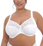 Elomi Women's Cate Underwire Full Cup Banded Bra Coverage,White,40G