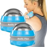 Arctic Flex Cold Massage Roller Ball - Cryoball Massage Hand Ice Ball - Sore Muscle Cold Therapy - Deep Tissue Depuffer Pain Relief - Jaw Eye Ice Depuffing Tool for Migraine, Injury, Foot, Body