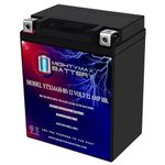 Mighty Max Battery YTX14AH - 12 Volt 12AH 210 CCA - High Performance Maintenance Free SLA AGM Power Sport Battery - Brand Product