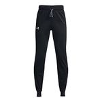 Under Armour Boys Ua Brawler 2.0 Tapered Track Pants, Black, 14-16 Years EU