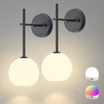Black Battery Operated Wall Sconces
