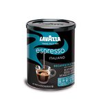 Lavazza Decaffeinated Espresso Ground Coffee, 8-Ounce Cans (Pack of 4)