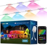 Lepro EE1 AI Permanent Outdoor Lights with Splitter Design, 300ft with 180 RGB+IC LED