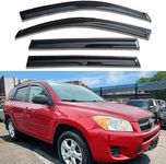 TONOYTIM 4-pcs Car Rain Guard Sun S