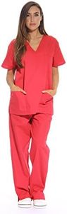 Just Love Women's Red Scrub Set - Small,Red,Small