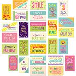 Youngever 300 Pack Motivational Quote Cards, Encouragement Cards, Appreciation Cards, 100 Unique Inspirational Designs Cards, Business Card Sized