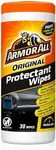 Original Protectant Wipes by Armor All, Car Interior Cleaner Wipes with UV Protection to Fight Cracking & Fading, 30 Count