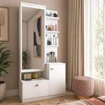 Studio Kook Bella Engineered Wood Dressing Table (Matte Finish) (Moonshine White)